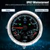 85mm 3 IN 1 Gauge 120kmh 200km/H GPS Speedometer+Fuel Level Meter+Voltmeter VOLT Speed Meter For 12V 24V Car Marine Boat Truck