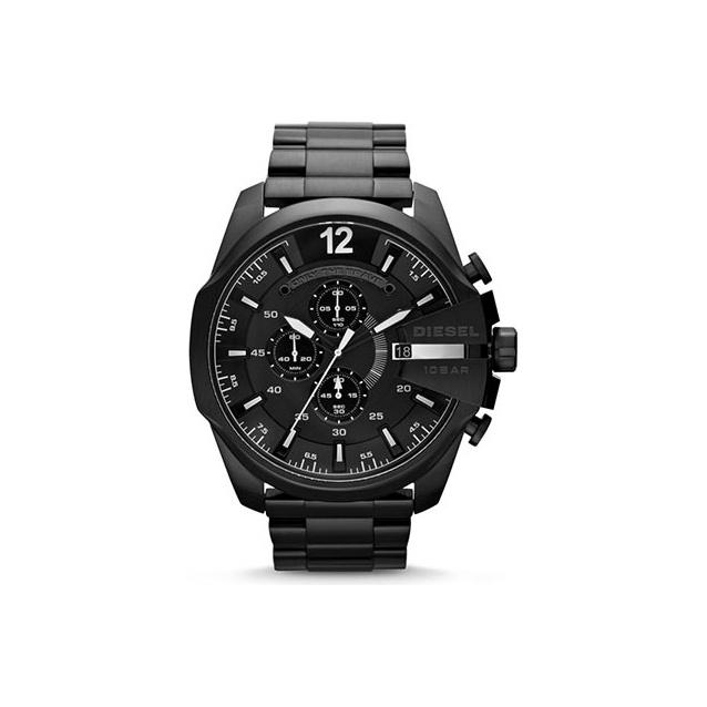 Diesel Watch Quartz Movement Steel Strap 51*59*13mm Black Dial Men watches DZ4283 Cool Black