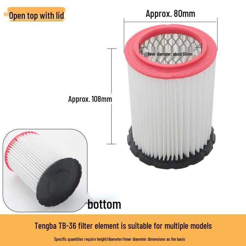 Tengba Vacuum Cleaner HEPA Filter Set - Universal Dust Bags & Filters Accessories