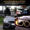 Angel Eyes Multi-Color RGB LED Halo Rings Lights Dynamic Sequential Flowing Turn Signal Running Lamp For Headlight