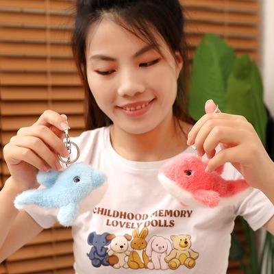 Niedliche kleine Delfinpuppe Plüschtier blaues Delfinarmband Mädchen Tasche Schlüsselanhänger kleiner Anhänger