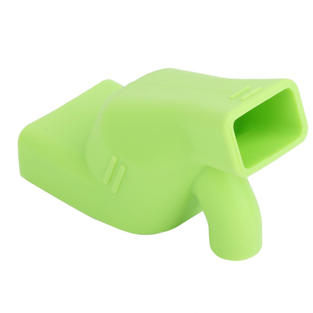 Silicone Faucet Extender Spout Extender for Sink Faucets Hand Washing for Kids (Green)