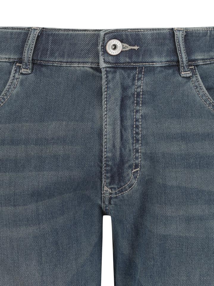 OLZEN Men'S Textured Denim Pants_Zog5Dp1301Bl