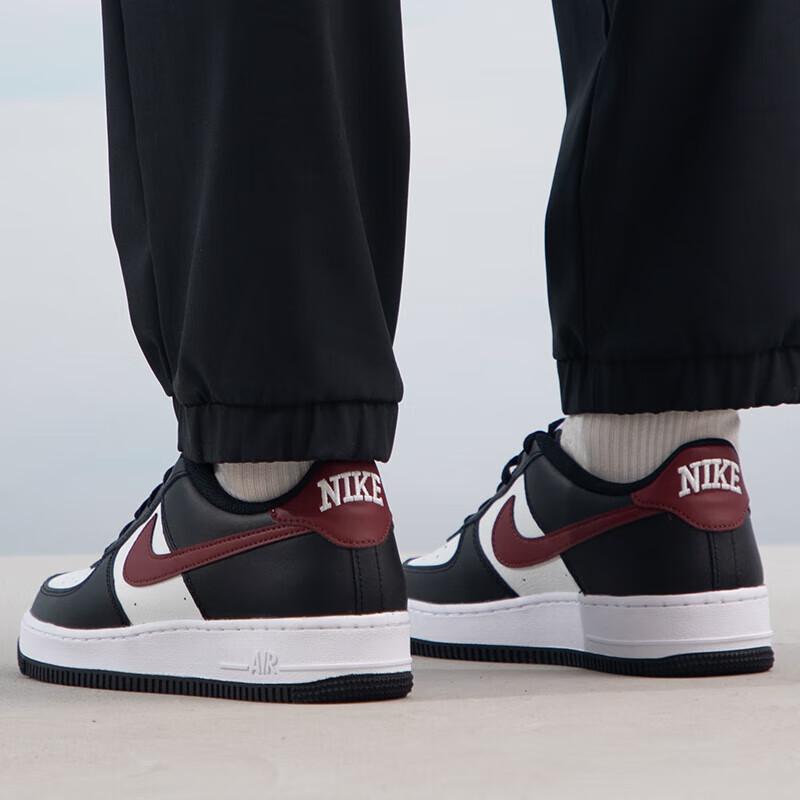 New Nike Air Force 1 GS Black Dark Team Red FZ4351-001
