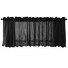 Short Curtain Floral Printed Window Curtains Lace Half Tulle Shade Decorative Curtain for Living Room Bedroom Door Window Decor