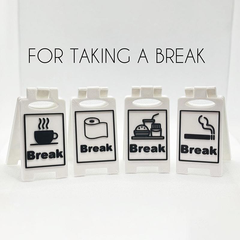 Humorous Office Desk Sign-"Coffee,Then Work" "Busy" Home Office Desktop Decoration Unisex Colleague Gift, Multi-Functional