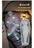 90% Duck Down Mummy Sleeping Bag: Thickened, Portable for Outdoor Camping