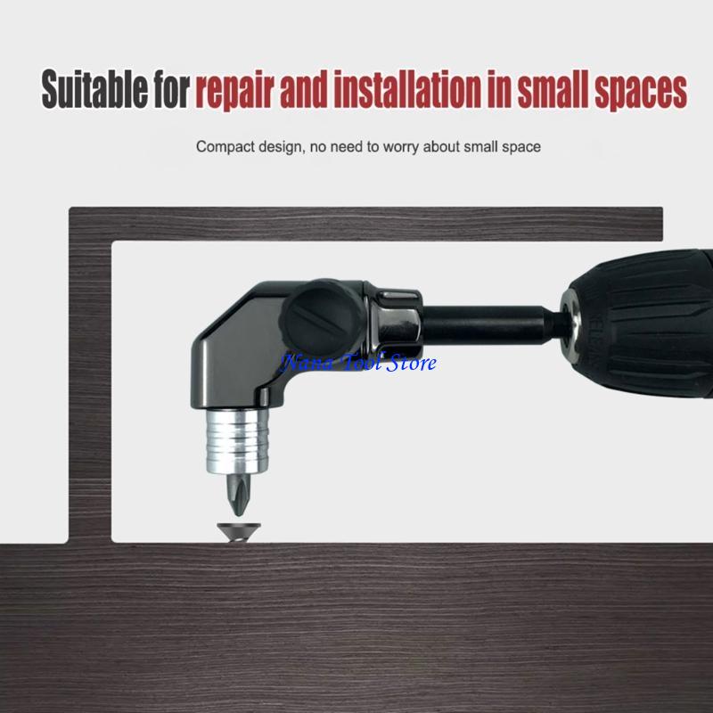 31GJ Attachment Electric Screwdriver Repair 90 Degree Corner Device Screwdriver Socket Adapter Drill Bit Corner