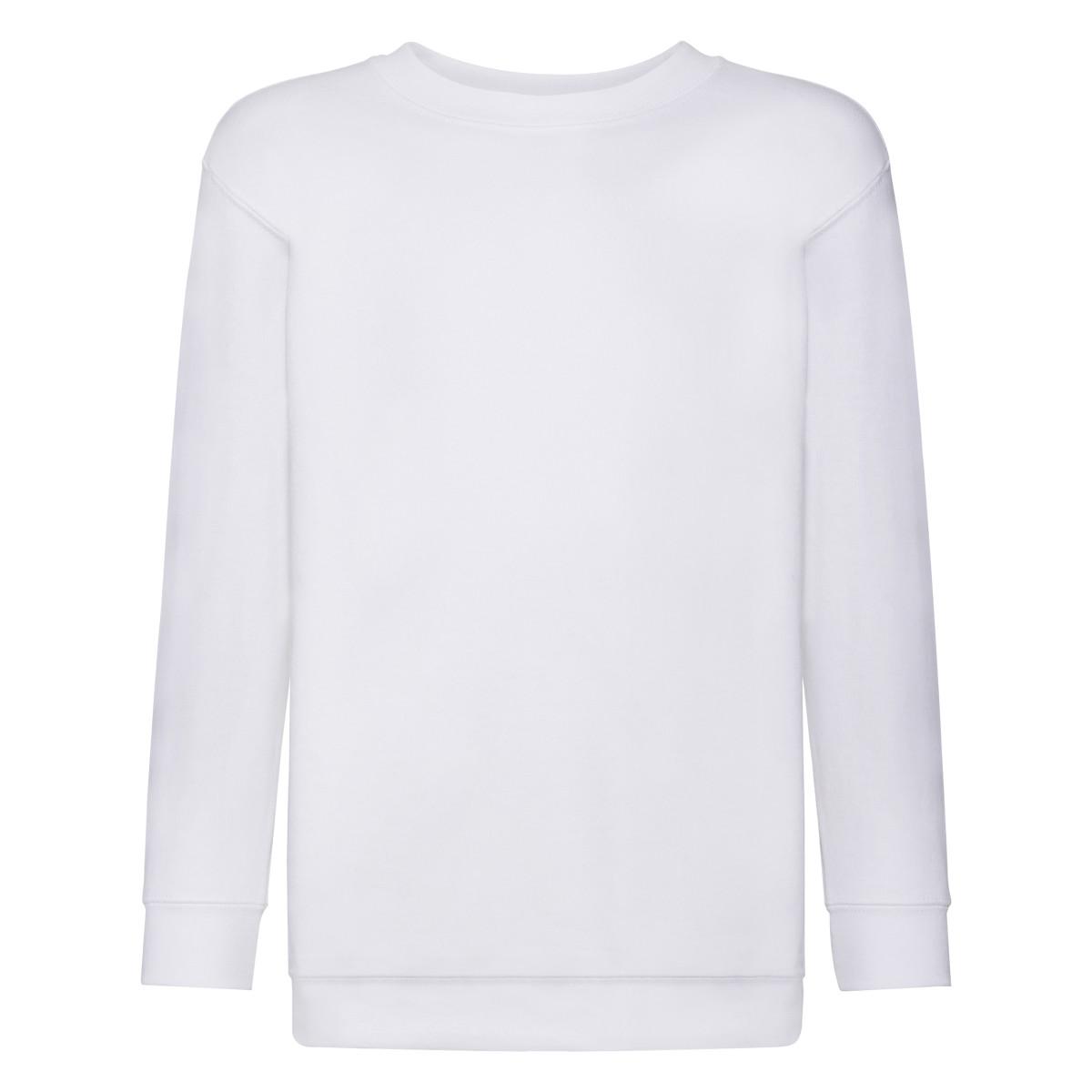 Fruit Of The Loom Kinder unisex sweatshirt met mouw 14-15