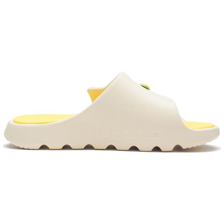 Li Ning Slide Slippers Women's Vanilla Yellow ABTS004-2
