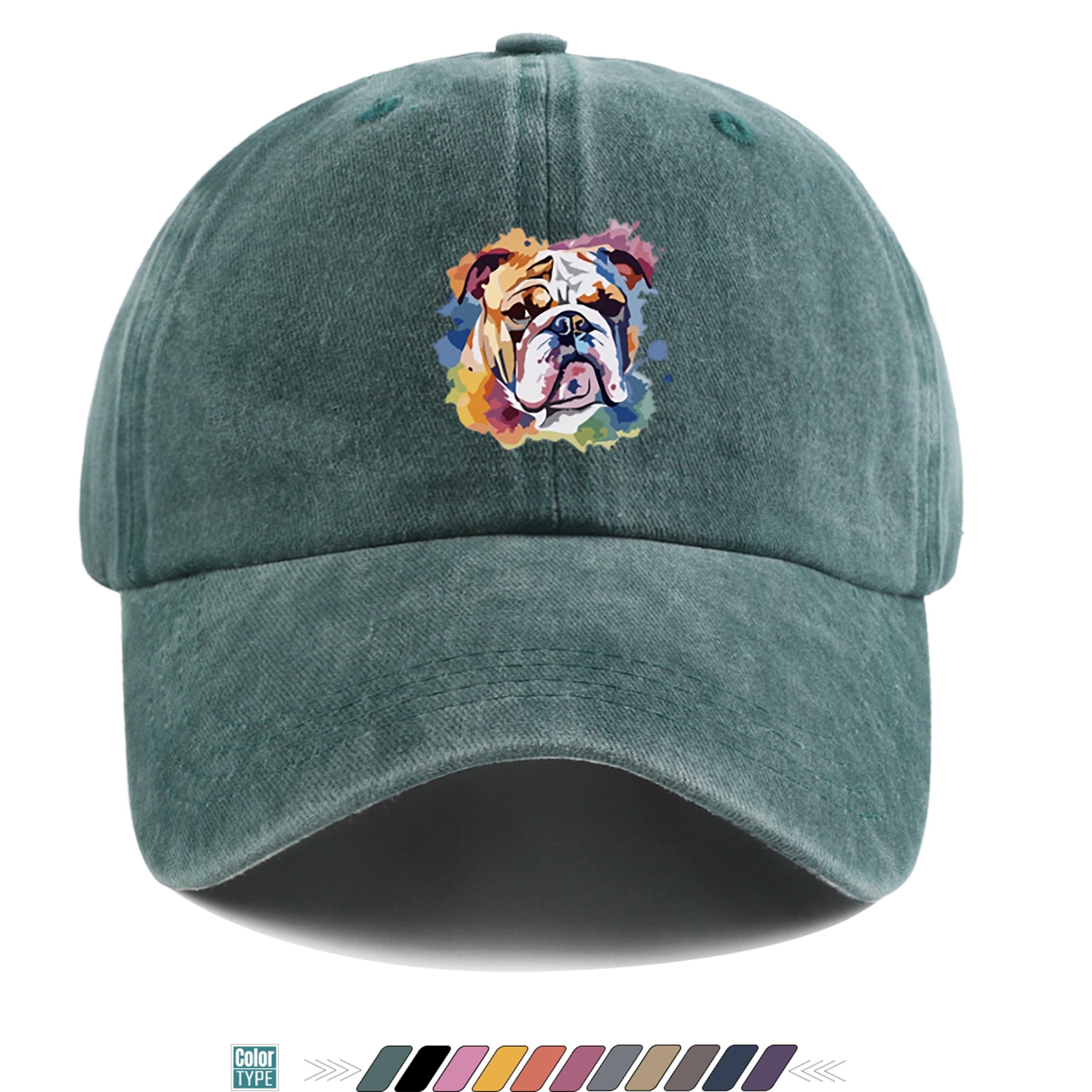 pc Multicolor French Print Baseball Cap Trucker Hat Comfortable And Breathable Fashionable And Aesthetic Cartoon Game Black 1pc