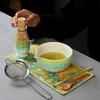 Matcha Whisk Set for Beginners Elegant Bamboo Wood Japanese Matcha Tea Making Kit with Whisk Holder Scoop Sifter