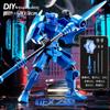 3D Printed Knight Mannequin Dummy Multi-Jointed Movable Shapeshift Robot Warrior 13 Action Figure Ornament Decoration For Kids