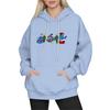 Women's Fashion Long-Sleeve Pullover Hoodie with Fun Movie-Inspired Prints