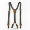 Heavy Duty Work Suspenders for Men X-Back Gripper Clasps Adjustable Strap Fully Elastic Adult Widen Men's Suspender