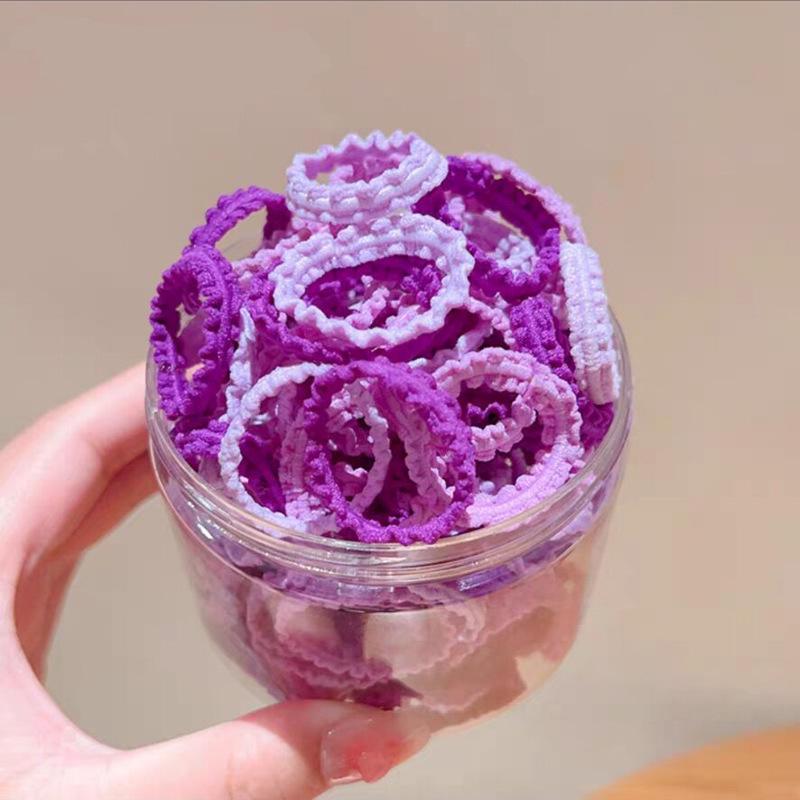 

Korean Baby Girl No-Damage Hair Ties: Infant Scrunchies & Lace Ponytail Bands