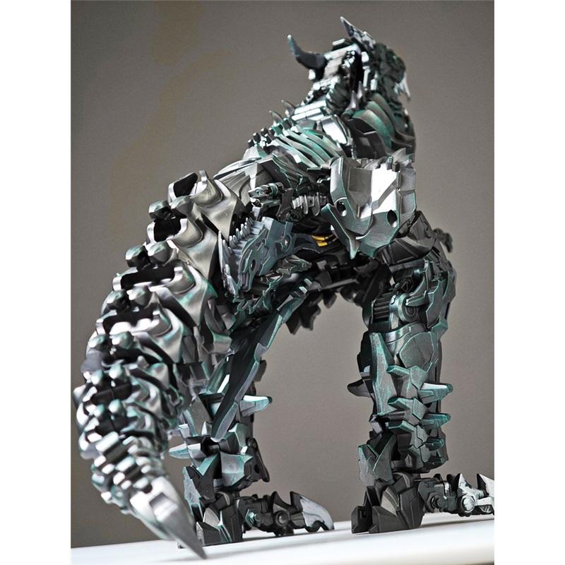 Steel cable deformation toy model Tyrannosaurus rex mechanical dinosaur army figure boy gift King Kong