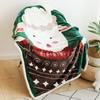 Soft Cartoon Fleece Blanket Toddlers Nap Time Double-Layer Sherpa 100x140cm Kids Bedding