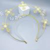 Goddess Headpiece Cross Crown Headband for Womens Girls Vintage Headwear Props