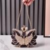 Butterfly Purse Rhinestone Handbags Elegant Clutch Luxury Brands Women's Evening Bag Pearl Crystal Ladies Shine Shoulder Bag