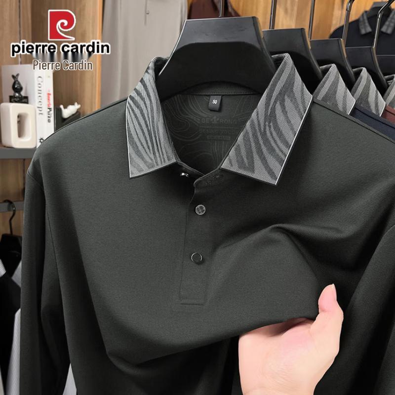 Pierre Cardin 2026 Men's Long-Sleeve Polo T-Shirt