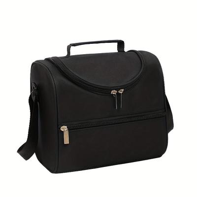 Insulated Lunch Bag, Large Capacity Lunch Box Bag, Shoulder Carry Stylish Simple Insulation Bag, Picnic Food Freshness Ice Pack, Portable Handheld