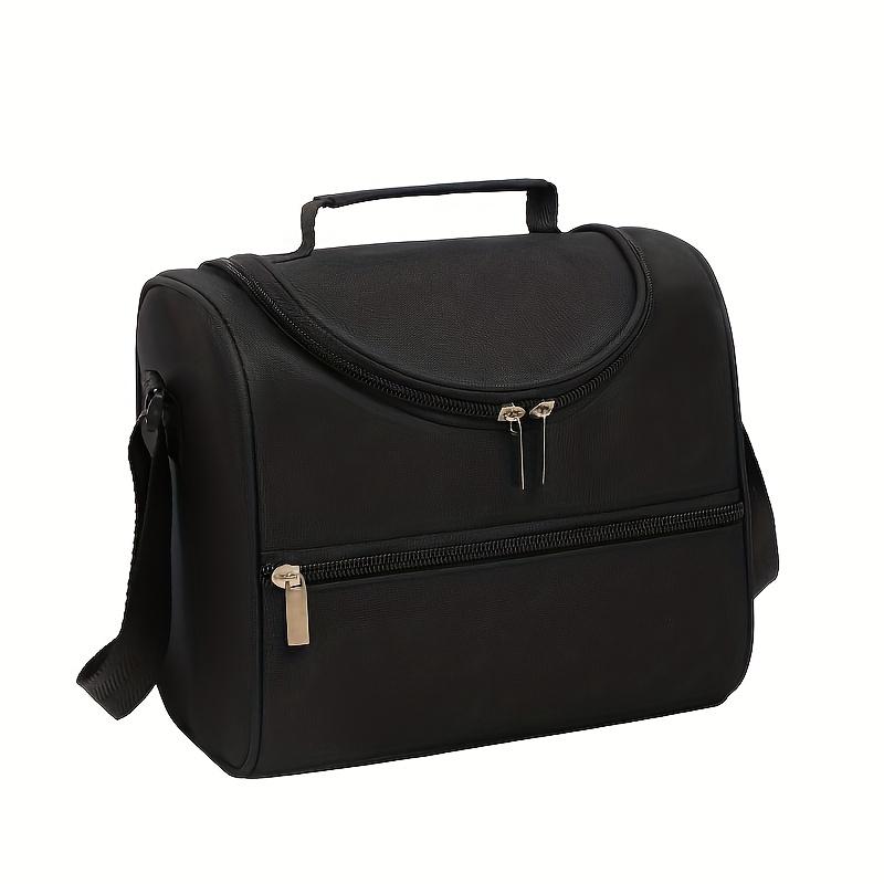 Isolierte Lunchtasche, Lunchbox-Tasche mit großem Fassungsvermögen, Schultertrage-Stilvolle einfache Isoliertasche, Picknick-Lebensmittel-Frische-Kühlakku, Tragbar Handheld