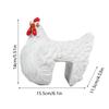 Multicolor Cartoon Chicken Figurines DIY Chicken Statue Creative Fence Decoration  Indoor Outdoor