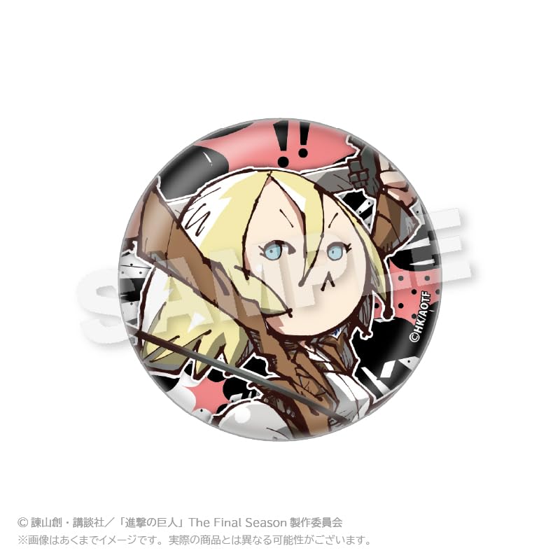 Attack on Titan Trading Can Badge Mini Character Ver. Box of 8