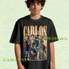 Carlos Oliviera Vintage T Shirt S Pop Culture Retro Gaming Character Merch Casual for Fans Vintage Washed