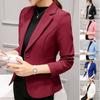 Damska moda na co dzień Slim Fit Biznes Podstawowa kurtka Garnitur Lady Blazers Odzież robocza