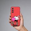 Spiel C-Cuphead Handyhülle Für Samsung Galaxy A73,A72,A71,A70,A52,A51 Andere Weiche Schwarze Hülle