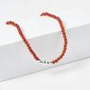 Silver925 Red Ball Onyx Gemstone Bracelet