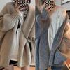 Gentle Style Women's V-Neck Loose Cardigan Sweater - Autumn/Winter 2023 Long Sleeve Knit Top