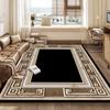 Nordic Golden Luxury Living Room Carpet Large Area Bedroom Soft Rugs Washable Sofa Side Floor Mat Non-slip Carpets Tapis Salon