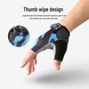 Men's Road Cycling Half-Finger Gloves: Durable, Shock-Absorbing, Breathable, Non-Slip