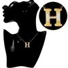 Letter A to Z English Letter Necklace English Letter Letter DIY Choker  Unisex