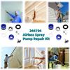 A84E-(1+4Pk)244194 Pump Repair Packing Kit&246385 7/8 Inch UNF Inlet Strainer Screen Replacement Kit For 390 395 490 495 595