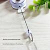 1Pcs 2D Flat Acrylic Badge Holder Retractable Id Badge Holder Scratch-Resistant Cartoon Nurse Badge Reel