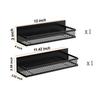 Magnetic No-Drill Kitchen Spice Rack & Multi-Functional Storage Shelf
