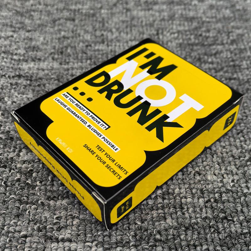 I‘M NOT DRUNK Card for Adults Fun Drinking Games for Game Night Party Desktop Game