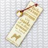 Karelian Bear Dog, Karjalankarhukoira - Dog Bookmark, Personalized Bookmark, Gift for Bookworm from Art-Dog Brand