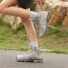 Spring Outdoor Men'S Fashion Mid Top Sports Mountaineering Shoes Anti Slip Wear Resistant Breathable Outdoor Shoes 39-46