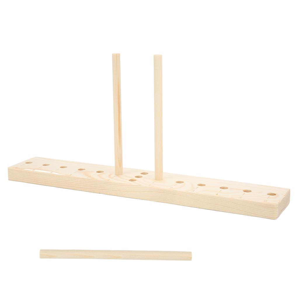 Wooden Bow Maker with Scale Design for Ribbon Crafts