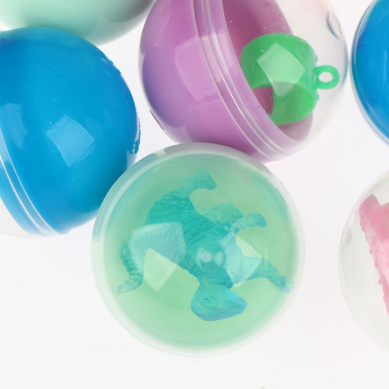 30/50Pcs Fun Mixed Surprise Capsule Egg Toys Transparent Eggshell Mixed Toy Birthday Party Favor Rewards Pinata Filler Gifts