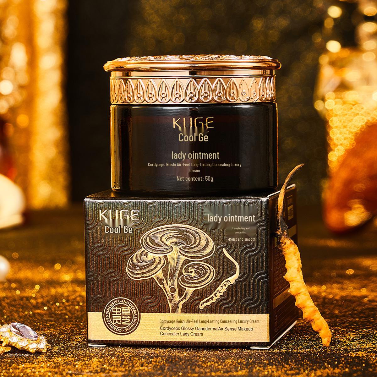 

Douyin Kuaishou Прямой эфир Кордицепс и Рейши Маскирующий крем: Легкая, Стойкая, Увлажняющая формула для женщин