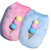 Cozy Cartoon Puppy Flannel Cat & Dog Vest - Warm Teacup Doggy Clothes for Small Pets