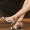 Women Latin Dance Shoes Modern Ballroom Salsa Practice Shoes Sandals Children/Kids/Girls Ladies Tango Dance Shoes High Quality
