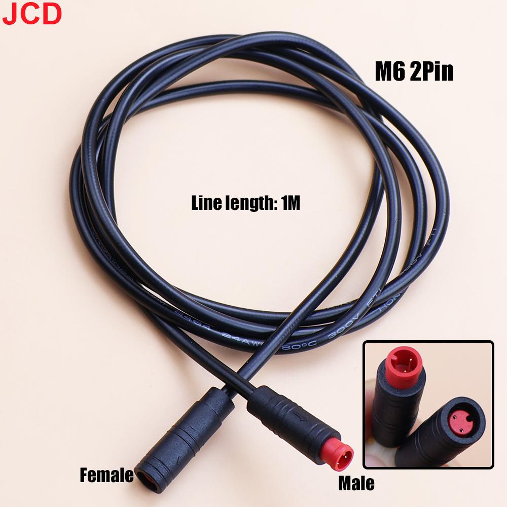 1pcs M6 M8 2 3 4 5 6 Pin Electric Bicycle Butt Joint Plug For Ebike Display Cable Male to Female Waterproof Aviation Connector