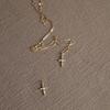 S925 Sterling Silver Necklace Women Do Not Fade Exquisite Fashion Faith Cross European and American Style Collarbone Chain